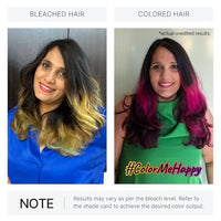 2.Oh! Italian- Fuchsia Pink Hair Color DIY Kit | Semi Permanent Hair Color + Hair Bleach for Hair Color | Hair Highlights for Women & Men | Hair Bleach with Plex & Argan oil| Lightening Kit