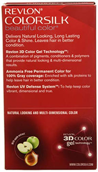 Revlon Colorsilk Hair Color Soft Black 1wn With Outrageous Shampoo, Black, 200 ml with Free Outrageous shampoo 90 ml