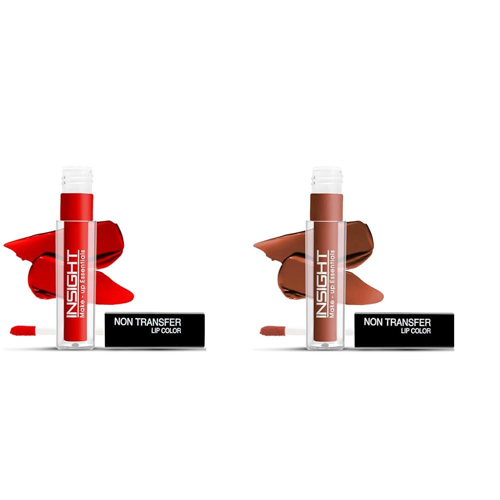 Insight Cosmetics Non Transfer Lip Color Matte Texture12Hrs Waterproof, 4ml(LG40-02) Non Transfer Lip Color Matte Texture12Hrs Waterproof, 4ml(LG40-28)
