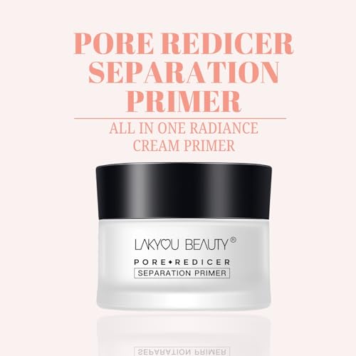 Lakyou Beauty Pore Reducer Primer | All-in-One Radiance Cream | Smooths & Enhances Glow Primer 30 ml