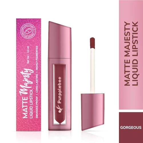 Matte Liquid Lipstick Combo – Gorgeous & Bold Tint + Transparent Gloss | Bold & Soft Shades | Long Lasting, Smudge-Proof & Waterproof Lip Makeup