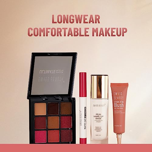Swiss Beauty Cream It Up Blusher | Highly Pigmented | Long-lasting | Buildable & Blendable | All Skin Types | Shade - Copper Cheeks, 10ml