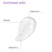 Earth Rhythm Retinol Night Cream For Glowing Skin Anti Aging Face Cream Enriched with Vitamin B, C, & E Reduce Fine Lines & Wrinkles For All Skin Type - 30ml