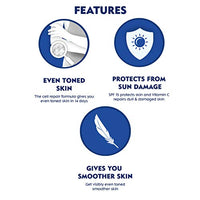 Nivea Body Lotion, Extra Whitening Cell Repair SPF 15, For All Skin Types, 400ml & Lip Balm, Original Care, 4.8g