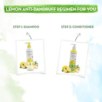 Mamaearth Lemon Anti-Dandruff Shampoo with Lemon & Ginger for Itchy & Flaky Scalp | Reduces Up to 100% Dandruff | Soothes Itchiness | For Men & Women | 250 ml