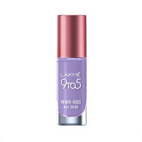 Lakmé 9To5 Primer + Glossy Finish Nail Colour & Lk9-5 P+GNailLushLavender 6ml Combo