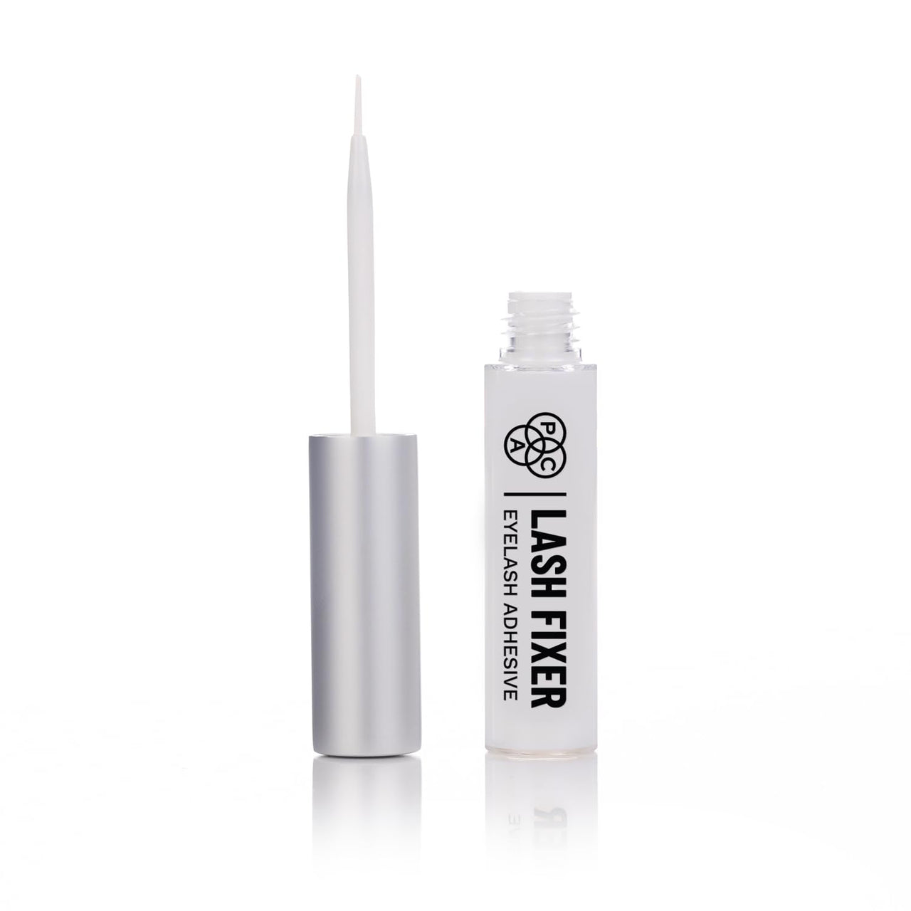 PAC Lash Fixer (Eyelash Adhesive) Transparent | Waterproof & Quick-dry Invisible Eye Lash Glue Works with Synthetic & natural fiber Lashes | Non-Toxic & Non-allergic for All Skin Types