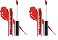 FACESCANADA Liquid Sindoor - Red, 2.5 ml | Highly Pigmented Rich Color | Quick Drying & Long Lasting | Velvet Matte Finish | Water-Proof | Smudge-Proof | Crease-Proof | Sponge Tip Applicator