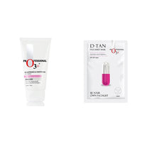 O3+ Brightening and Whitening Face Wash, 50g & O3+ Facialist Dtan Face Sheet Mask (30g) Combo