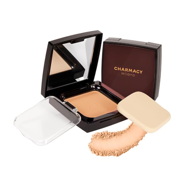 Charmacy Milano HD Cover Compact - 5, High-Definition Coverage, Matte Finish, Blurs Imperfections, Compact Size (8 gms)