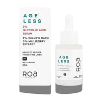 R.O.A Skincare AGELESS | 2% Glycolic Acid & 2% Salicylic Acid Serum | 5% Mulberry Extract | Youthful Bouncy skin | Anti-Aging & Exfoliating Treatment | 30 ML