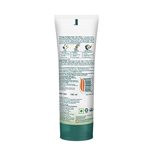 Himalaya Herbals Purifying Neem Face Wash, 100ml
