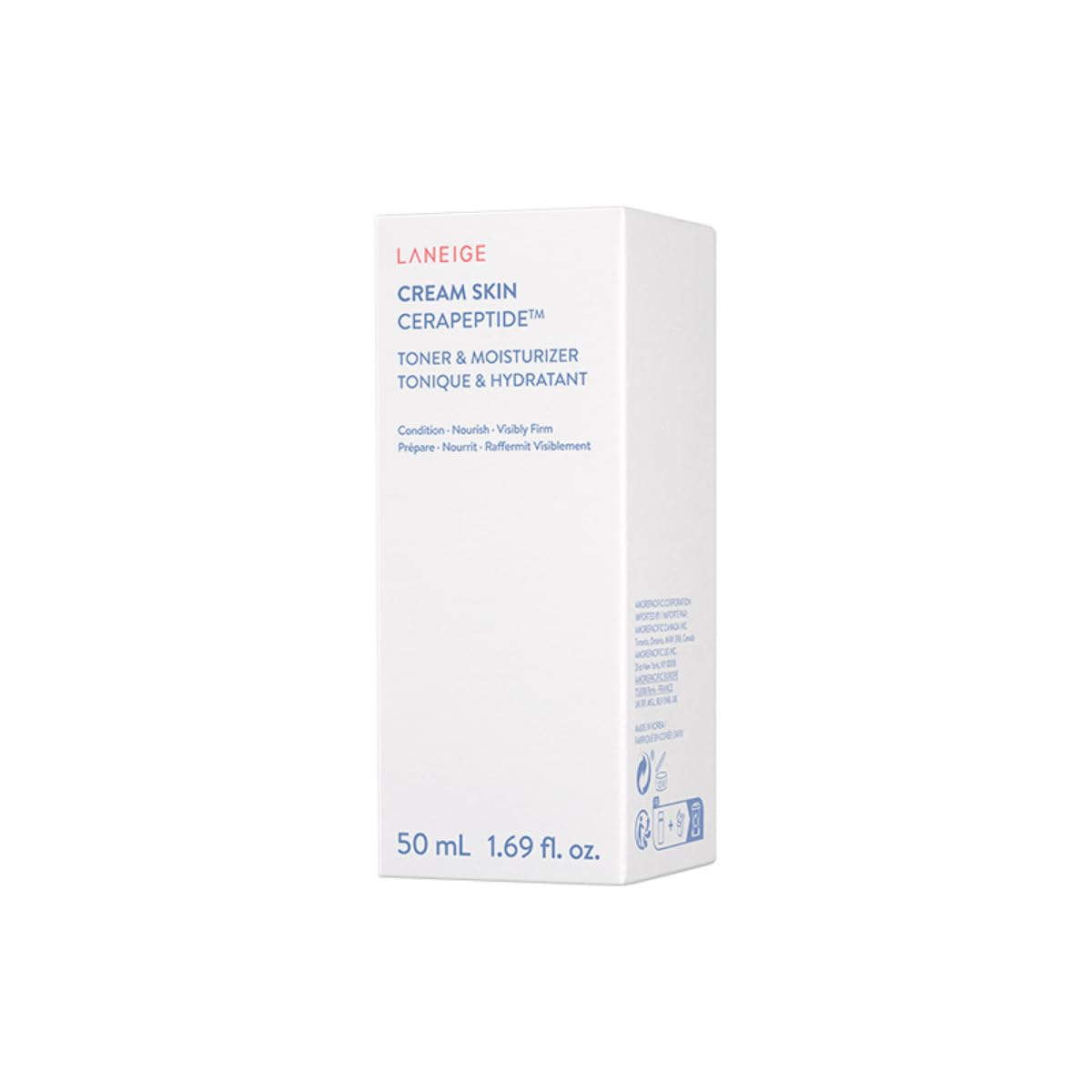LANEIGE Cream Skin Toner & Moisturizer with Ceramides and Peptides: Soften, Moisturize, and Boosts Skin Barrier