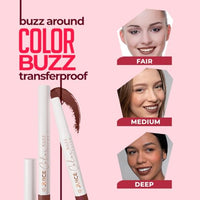 Juice Color Buzz Lip Crayon With Bio Retinol, SPF15 & Natural Moisturizing Factors (Mocha Makeover - M03)