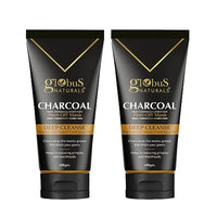 Globus Naturals Anti Pollution & Anti Acne Charcoal Peel Off Mask, Detoxifying Face mask, Fights Pollution and De-Tans skin, For Women & Men with Oily & Acne Prone Skin, 100 gms, Pack Of 2