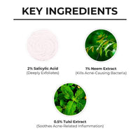 Dr. Sheth's Neem & Salicylic Acid Foaming Face Wash | Foaming & Exfoliating Acne - Fighting Face Wash | 100 ml