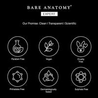 Bare Anatomy Anti Dandruff Shampoo | Reduces Up to 100% Dandruff and Strengthens Hair | Derma Approved Shampoo with Salicylic Acid & Biotin | Helps Remove Flakes and Itching | Shampoo For All Hair types | For Women And Men | 100ml