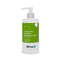 The Derma Co 1% Kojic Acid Daily Glow Body Serum Lotion | For Skin Radiance | Reduces Dark Spots, Pigmentation & Blemishes | 250 ml