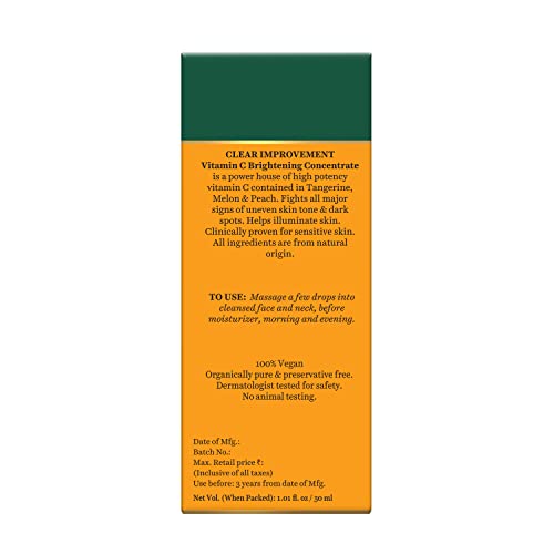 Biotique Advanced Organics Clear Improvement Vitamin C Brightening Concentrate, 30ml