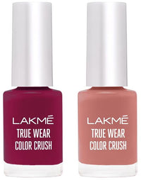 Lakmé True Wear Color Crush 417 6Ml Glossy Finish & True Wear Color Crush 82 6Ml Combo