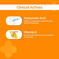 The Derma Co 1% Hyaluronic Sunscreen Aqua Gel SPF 50 PA++++ I For Oily, Dry, Acne-prone Skin | Ultra Lightweight Texture I Non-Greasy, No White Cast | Broad Spectrum Protection & Blue Light Protection | For Men & Women | 80 g