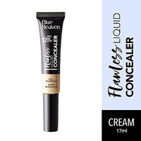 Blue Heaven Flawless Liquid Cream Full Coverage Concealer For Normal Skin, 201, Creme, 17Ml, Pack Of 1