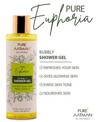 Pure Aatman Shower Gel, Fragrance Free, Hypoallergenic, Paraben Free, Phthalate Free, Sulfate Free, Cruelty Free