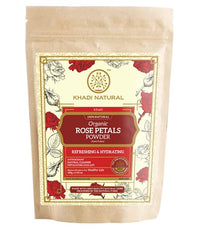KHADI NATURAL Organic Powder Pack of 2 (Rose Petals + Mulethi) (Net Qt. 2x100) 200gm