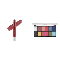 MARS Matte Super Stay Lipstick |(2.6 gm) (02-TREASURE) 12 Shades Dance of Joy Eyeshadow Palette | Highly Pigmented and Blendable | Multicolor | Matte and Shimmer Finish (13.2g) (03-Multicolor)