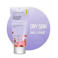 Aroma Magic Face Wash 100 ml (Lavender) and Aroma Magic Sunscreen Sun Block Lotion, SPF 30, 100ml