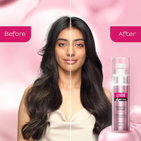 Parachute Advansed Rosemary enriched Coconut Hair Oil 300ml & Livon Style Pro Keratin Hair Serum 100ml, Pack of 2