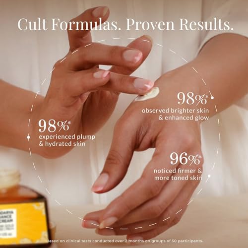 Forest Essentials Soundarya Radiance Day Cream with 24K Gold & SPF 30 | Hyaluronic Acid, Vitamin C & Bakuchiol | Anti Ageing Face Moisturiser for Glowing Skin | For Normal, Dry & Combination Skin