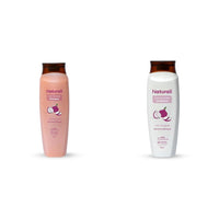 Naturali Hairfall Arrest Shampoo + Conditioner | Proven 97% Hairfall Reduction | Strengthens Hair & Promotes Regrowth | Sulphate & Paraben Free | 370ml + 180ml