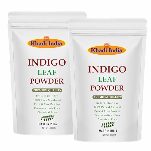 Khadi 100% Pure Indigo Powder for black Hair (200 grams)
