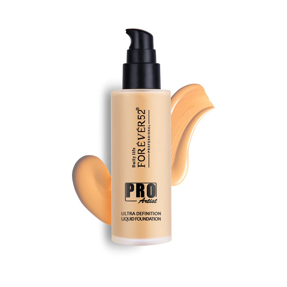 Daily Life Forever52 Pro Artist Ultra Definition Liquid Foundation For Normal Skin-60Ml(Fudge-09,Mediium To Dark Skin Tone)Matte & Poreless Long-Lasting Full Coverage For Women