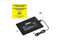 iPower 6 by 8-Inch 8 Watts Reptile Heating Mat with Temperature Controller Under Tank Warmer Terrarium Heat Pad for Reptiles and Amphibians, Black