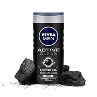 Nivea Sun Lotion, Spf 50, With Uva & Uvb Protection, Water Resistant Sunscreen Oily Skin Type For Men & Women, 75 Ml & Men Body Wash, Active Clean With Active Charcoal, Shower Gel, 250 Ml
