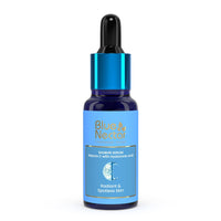 Blue Nectar Plant Based Vitamin C Face Serum for Glowing Skin 100 Natural Hyaluronic Acid Serum Ayurvedic Serum for Women Men 9 Herbs 30 ml