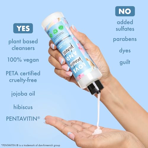 Love Beauty And Planet Jojoba oil, Hibiscus & Pentavitin Hydrate & Nourish Sulfate Free Shampoo 400ml