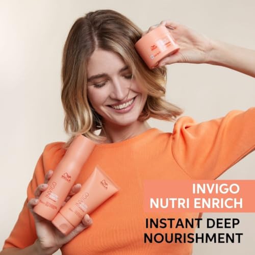 Wella Professionals Invigo Nutri-Enrich Hair Mask | 150 ml | Nourishing, Hydrating Hair Treatment for Dry & Damaged Hair | With Goji Berry Nutrients