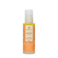 Shankara Organic Sweet Almond Oil, Cold-Pressed, Chemical-Free, Vitamin-Rich Moisturizer for Skin and Hair, Natural Almond Oil for Men and Women, 100ml