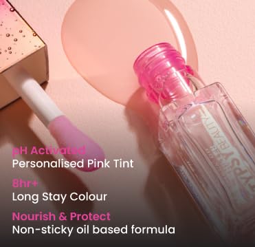 Typsy Beauty Lip & Cheek Oil Combo Ph-Activated|Midnight & Shade Shifter Hydrating Formula with Acai Berry & Hibiscus Oil, Long Lasting Glossy Lip Tint & Blush Glossy Formulated In Italy (6.4g)