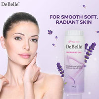 DeBelle fragrance Talc, White, 100 g (Pack of 2)