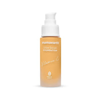 Mamaearth Glow Serum Matte Liquid Foundation Medium Coverage For All Skin Types With Vitamin C & Turmeric For 12-Hour Long Stay- 02 Crème Glow - 30 Ml, Pack Of 1