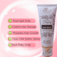 Pure Aatman Avocado Hair Mask For Frizzy, Curly And Wavy Hair With Avocado Oil Shea Butter, Hair Spa Cream For Women & Men-100gm