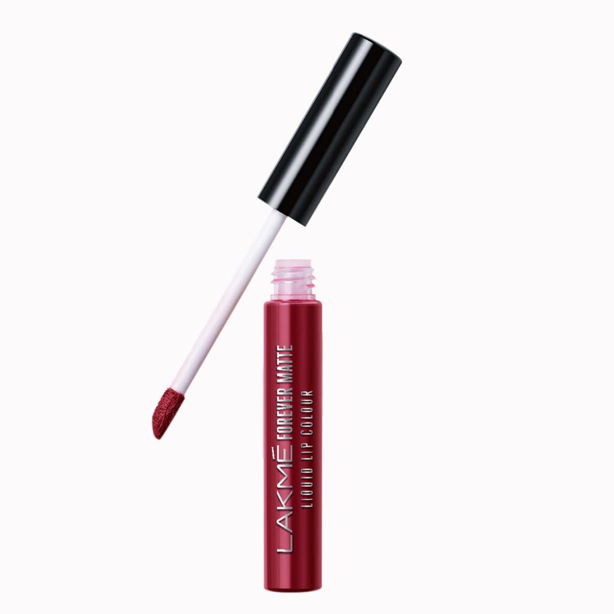 Lakmé Forever Matte Liquid Lip Colour, Orange Tango, 5.6 Ml & Forever Matte Liquid Lip Colour, Crimson Rose, 5.6 Ml