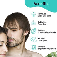 PIlgrim Korean Skin Clarifying & Smoothening Combo | 99% Pure Aloe Vera Gel 200ml | Volcanic Lava Ash Face Scrub 100gm | De Tan, Exfoliation, Glowing Skin, Blackhead Removal | All Skin Type