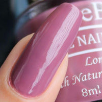 DeBelle Gel Creme Finish Nail Polish Laura Aura (Light Mauve), 8 Ml - Enriched With Natural Seaweed Extract, Cruelty Free, Toxic Free