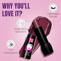 Elle 18 Color Pop Matte Lip Color|| W14|| Berry Tea|| 4.3 g
