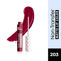 Blue Heaven Non Transfer Lip Color | Liquid lipstick Waterproof & Smudge Proof | Intense Pigment | Long-Lasting upto 8hr | Matte Finish with Hydrating Formula | 203 | 3GM